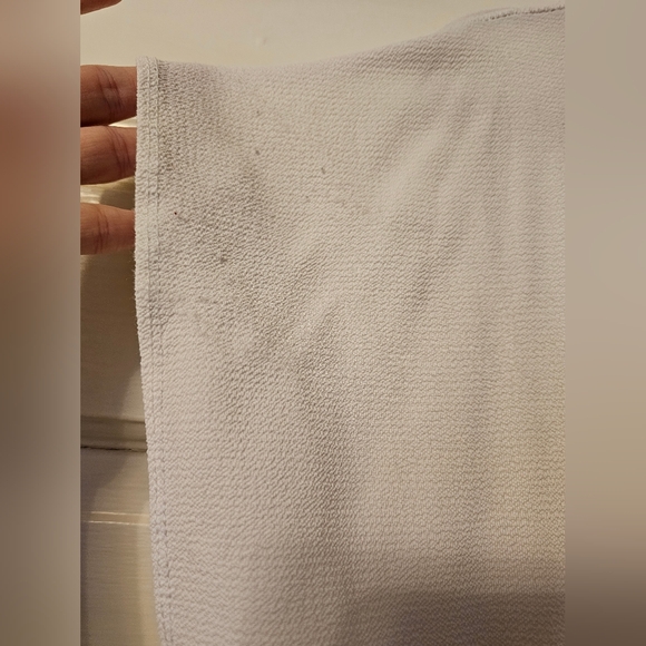 Cute White Wrap Style High Low Blouse 2XL - Picture 6 of 6